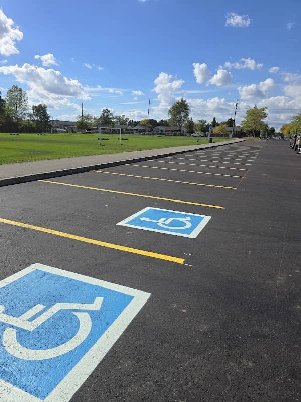 Photograph published by Aiden's Line Painting - Parking Lot Line Painting | Pavement Marking Services on its own Google listing