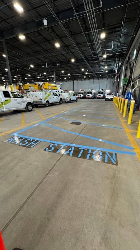 Photograph published by BriteWest Pavement Markings Inc. on its own Google listing