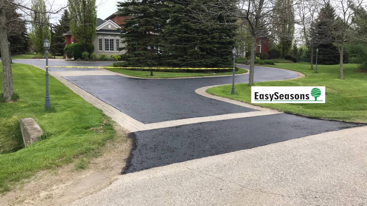 Photograph published by EasySeasons Driveway Sealing on its own Google listing