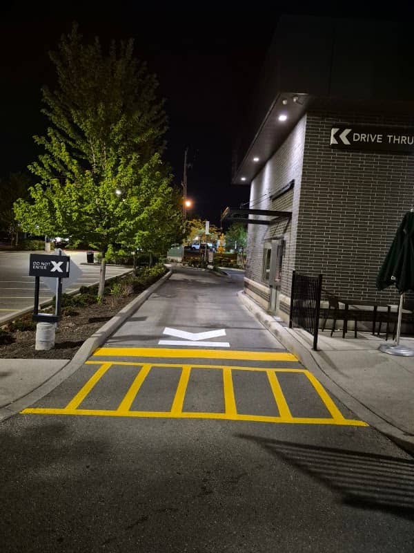 Photograph 3 of 4 published by Northern P.M - Parking Lot Line Painting on its own Google listing