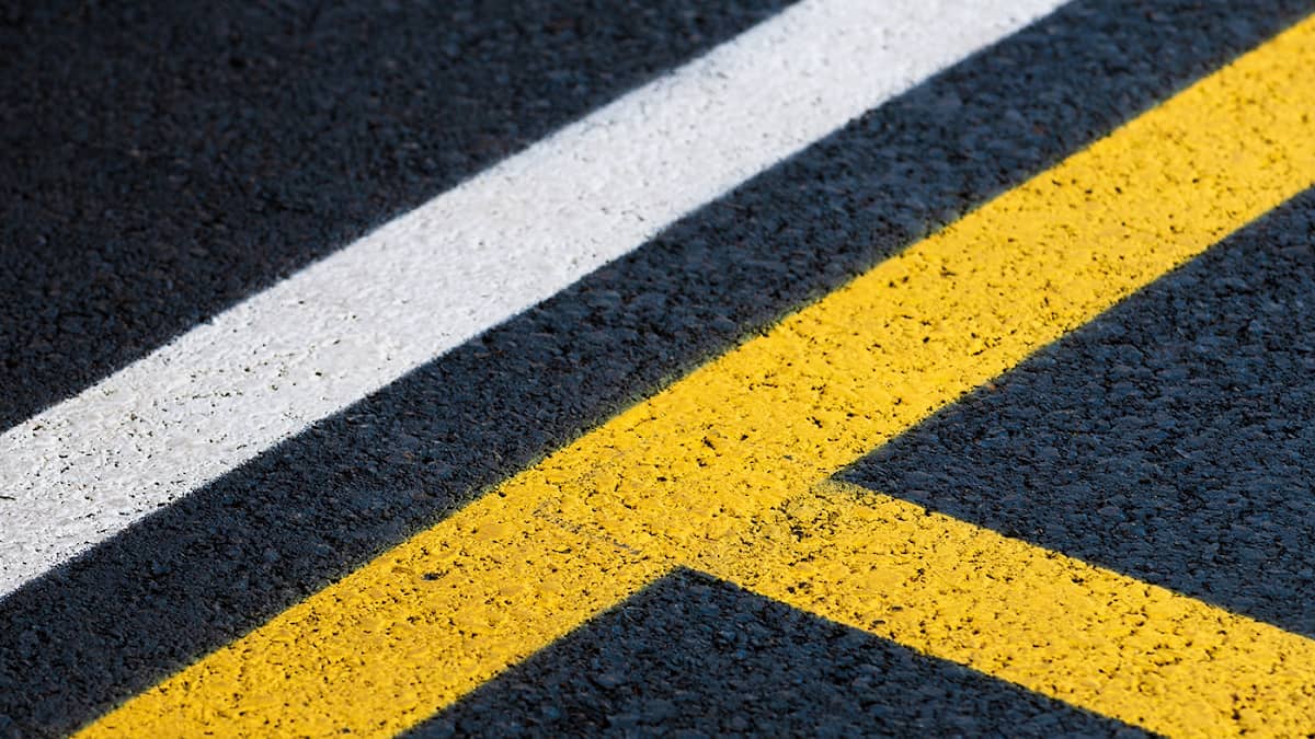 Photograph published by Precision Line Striping on its own Google listing